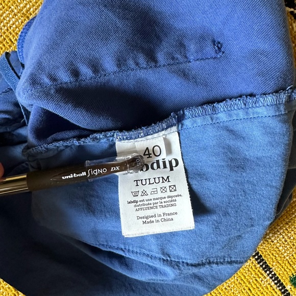 Labdip Tulum Tencel Pants in Bleu-Garage - Picture 11 of 12